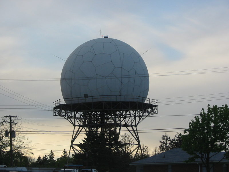Sheldon Inn (Radar Tower) - 2002 Photo Of Radar (newer photo)